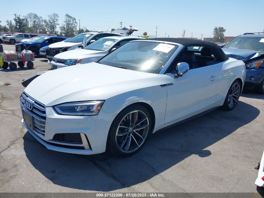 2018 AUDI S5 CABRIOLET PREMIUM PLUS - WAUY4GF53JN013507