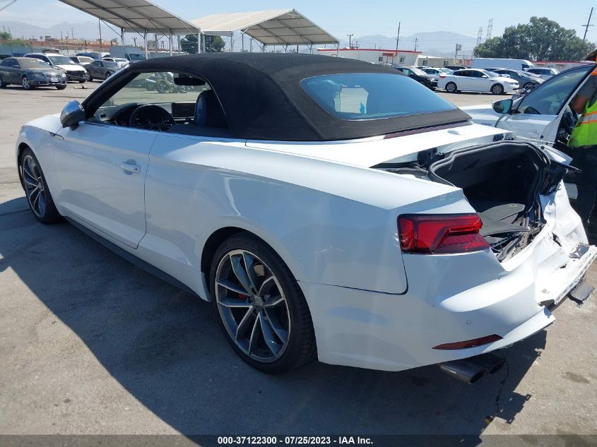 2018 AUDI S5 CABRIOLET PREMIUM PLUS - WAUY4GF53JN013507