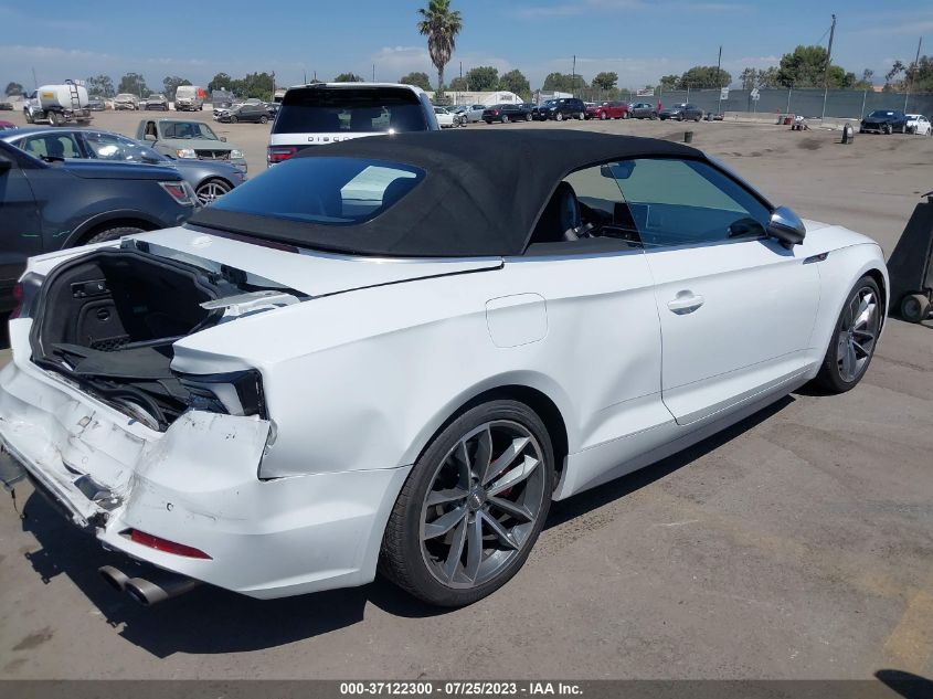 2018 AUDI S5 CABRIOLET PREMIUM PLUS - WAUY4GF53JN013507