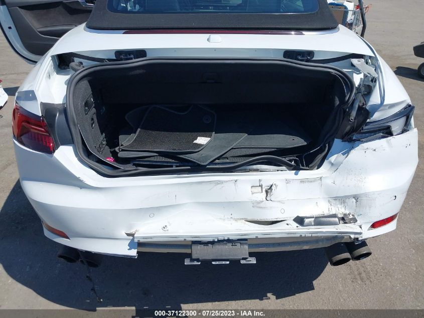 2018 AUDI S5 CABRIOLET PREMIUM PLUS - WAUY4GF53JN013507