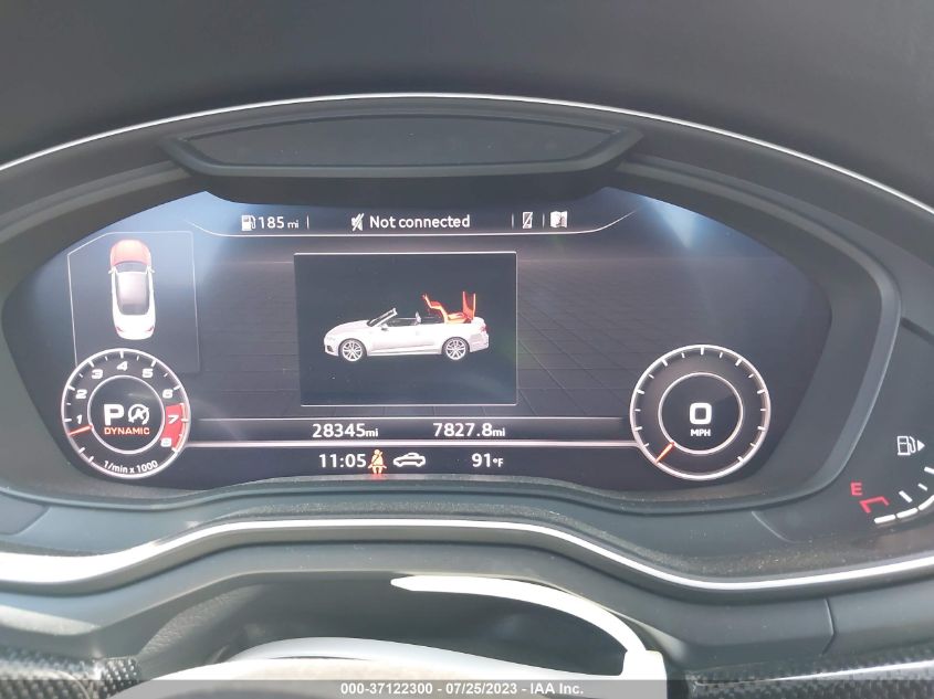 2018 AUDI S5 CABRIOLET PREMIUM PLUS - WAUY4GF53JN013507