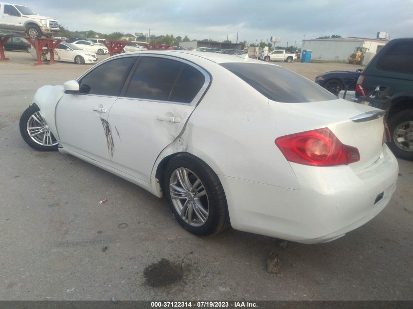 2013 INFINITI G37 SEDAN JOURNEY JN1CV6AP8DM719009