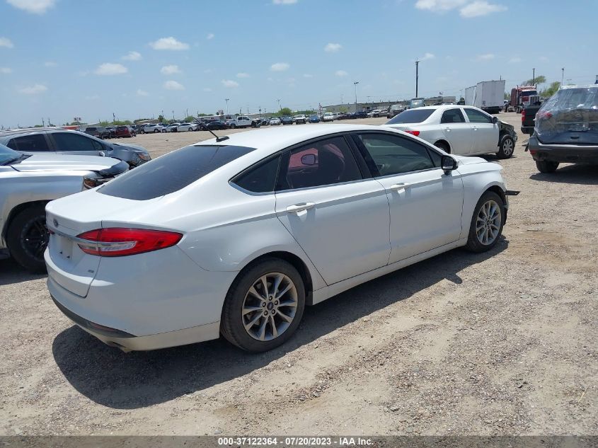 2017 FORD FUSION SE - 3FA6P0H73HR135854