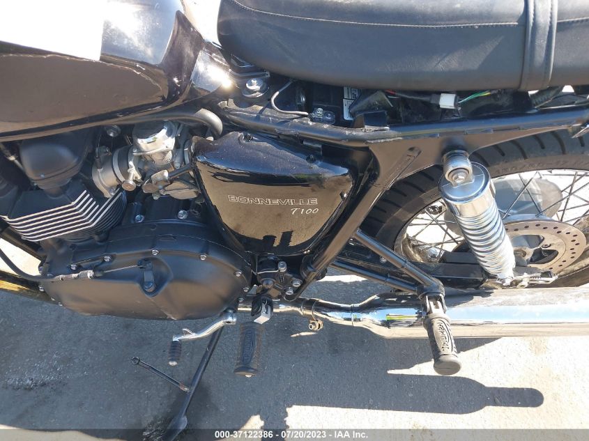 2013 TRIUMPH MOTORCYCLE BONNEVILLE T100 SMT910K11DT577863