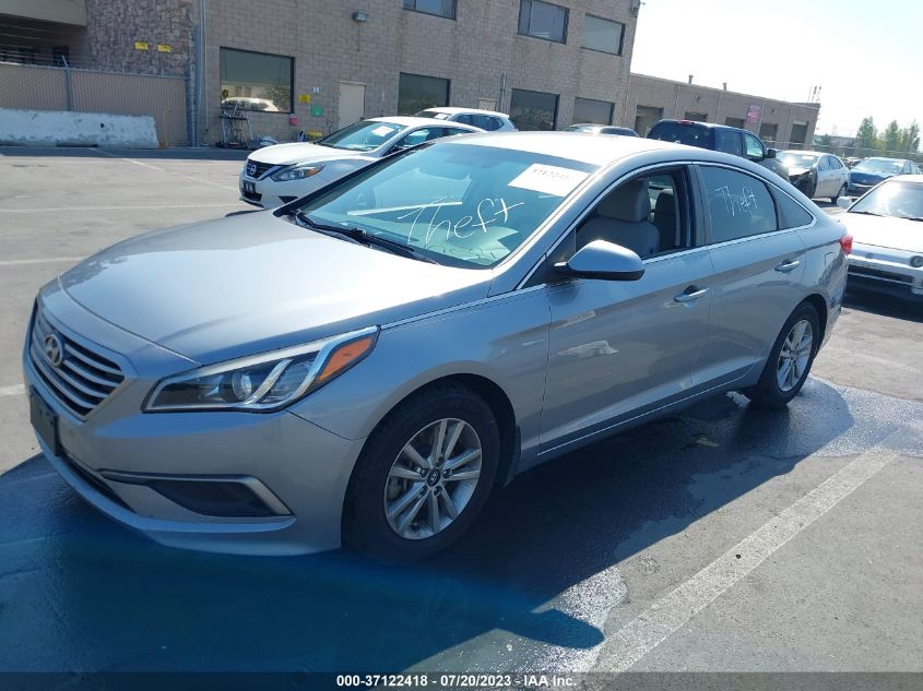 2016 HYUNDAI SONATA 2.4L - 5NPE24AFXGH418881