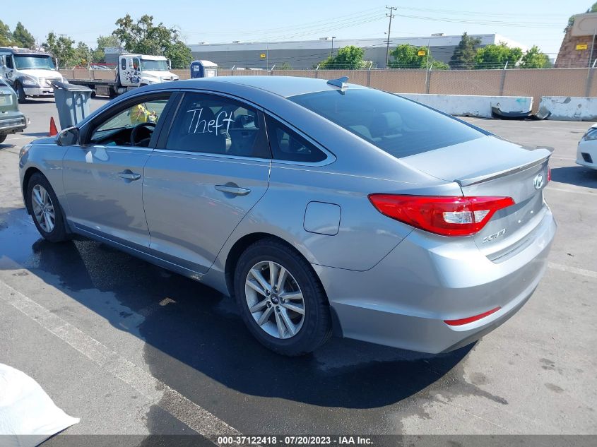 2016 HYUNDAI SONATA 2.4L - 5NPE24AFXGH418881