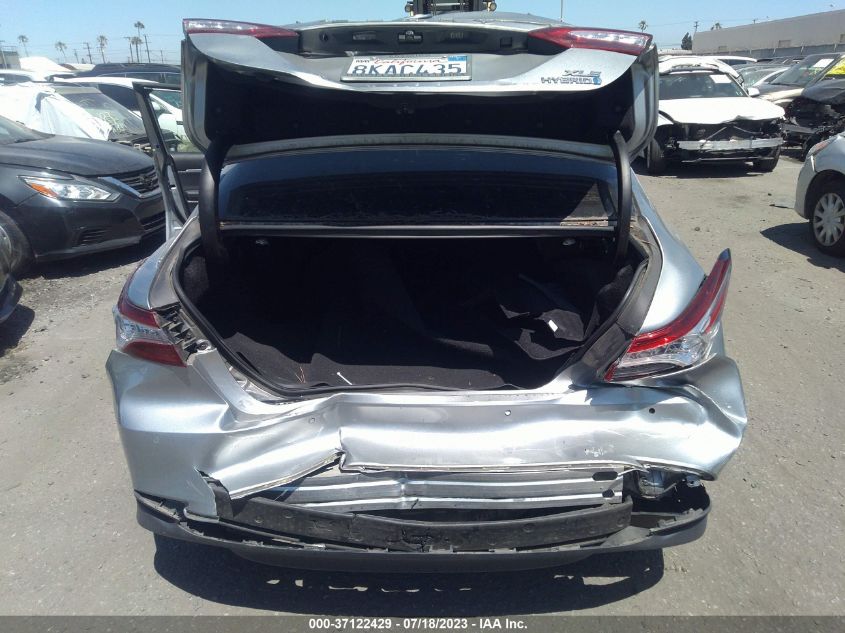 2019 TOYOTA CAMRY HYBRID XLE - 4T1B21HK1KU516289