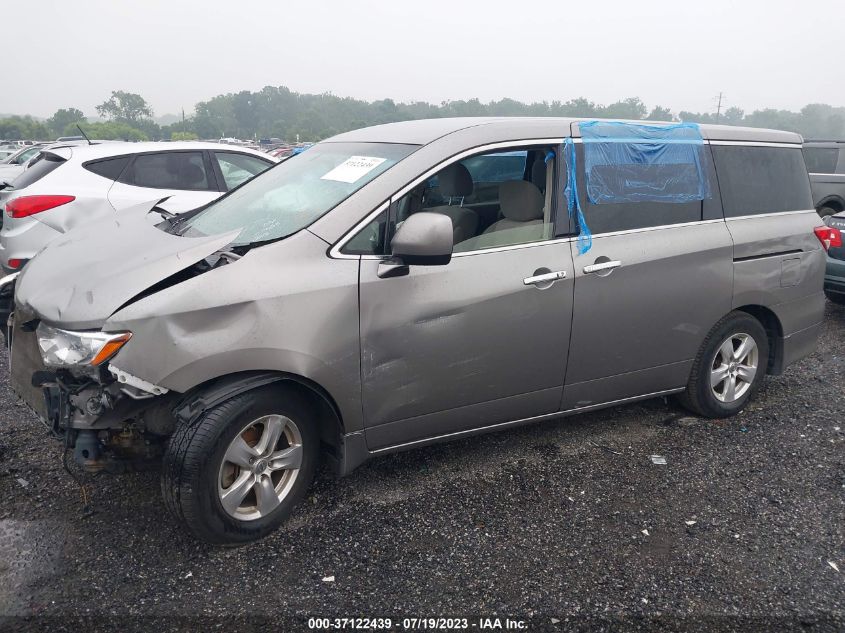 2013 NISSAN QUEST SV - JN8AE2KP3D9061389
