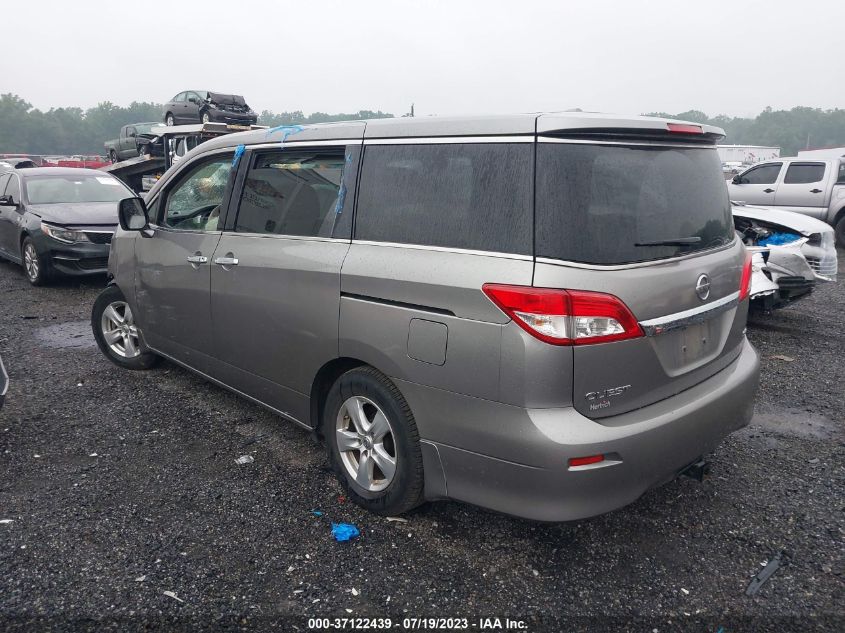 2013 NISSAN QUEST SV - JN8AE2KP3D9061389