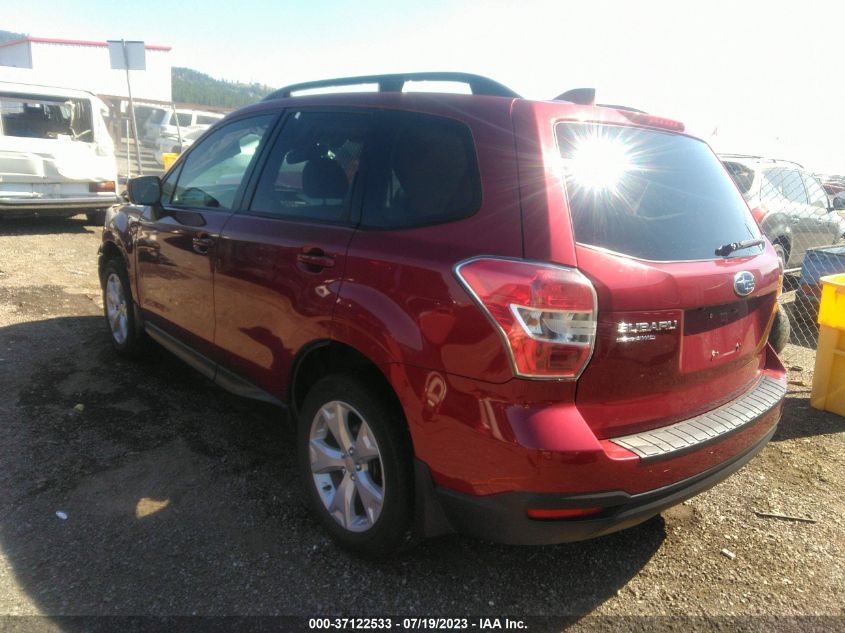 2016 SUBARU FORESTER 2.5I PREMIUM - JF2SJAGC4GH480939