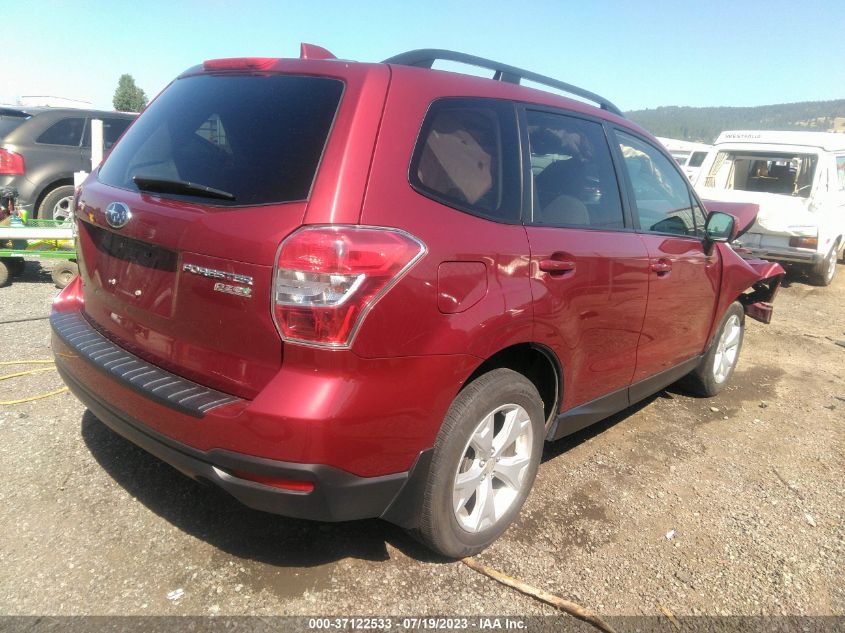 2016 SUBARU FORESTER 2.5I PREMIUM - JF2SJAGC4GH480939