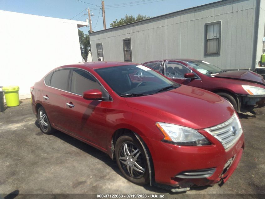 2014 NISSAN SENTRA S/FE+ S/SV/FE+ SV/SR/SL - 3N1AB7AP7EL653392