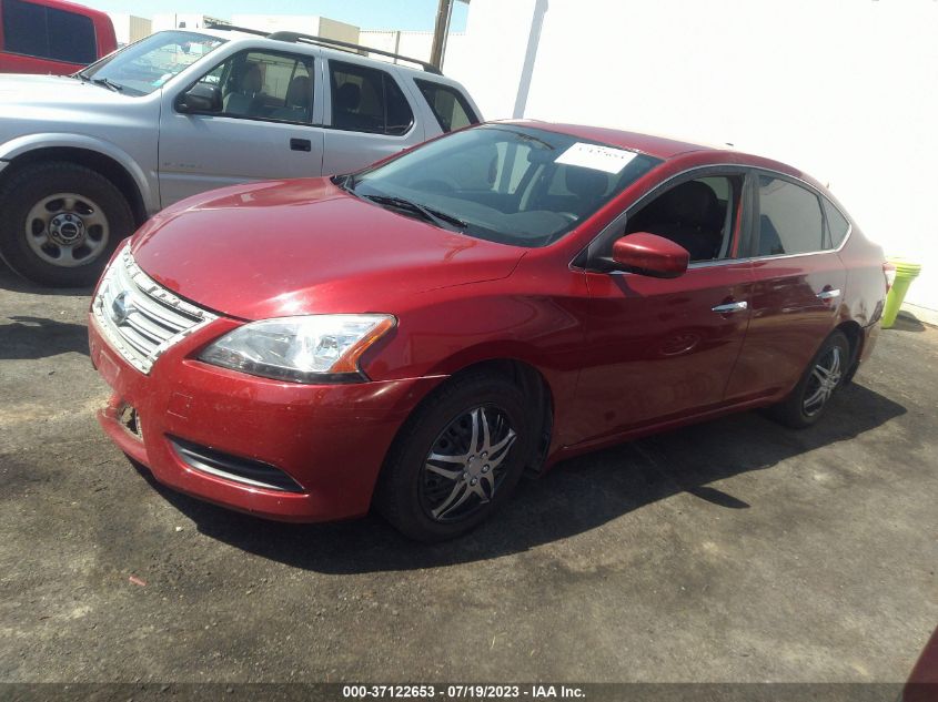 2014 NISSAN SENTRA S/FE+ S/SV/FE+ SV/SR/SL - 3N1AB7AP7EL653392