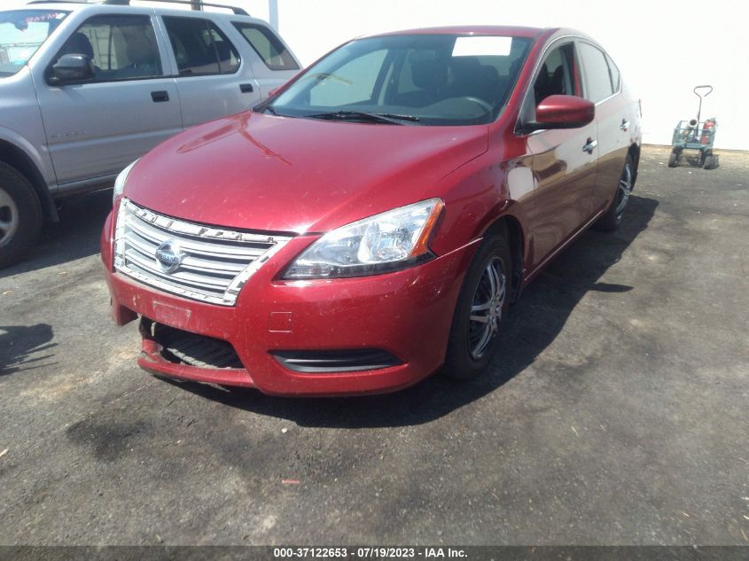 2014 NISSAN SENTRA S/FE+ S/SV/FE+ SV/SR/SL - 3N1AB7AP7EL653392