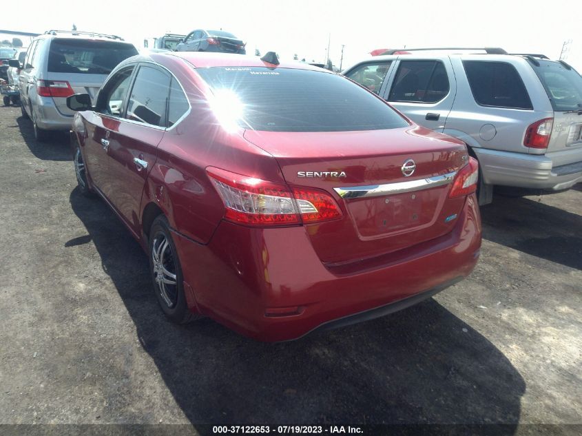 2014 NISSAN SENTRA S/FE+ S/SV/FE+ SV/SR/SL - 3N1AB7AP7EL653392