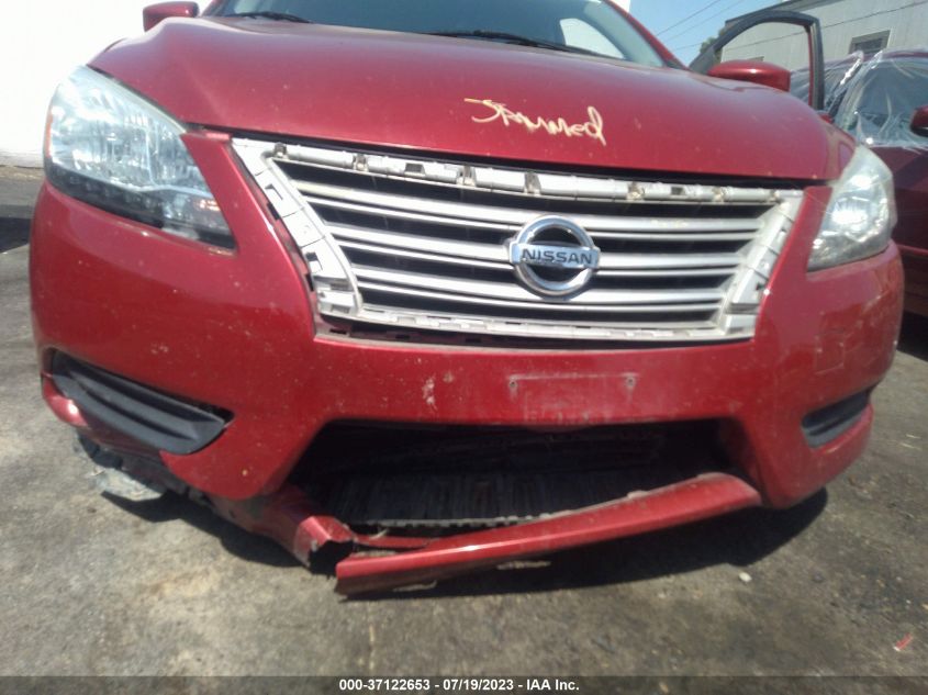 2014 NISSAN SENTRA S/FE+ S/SV/FE+ SV/SR/SL - 3N1AB7AP7EL653392