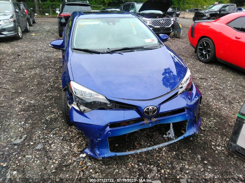 2017 TOYOTA COROLLA L/LE/XLE/SE - 2T1BURHE0HC833672