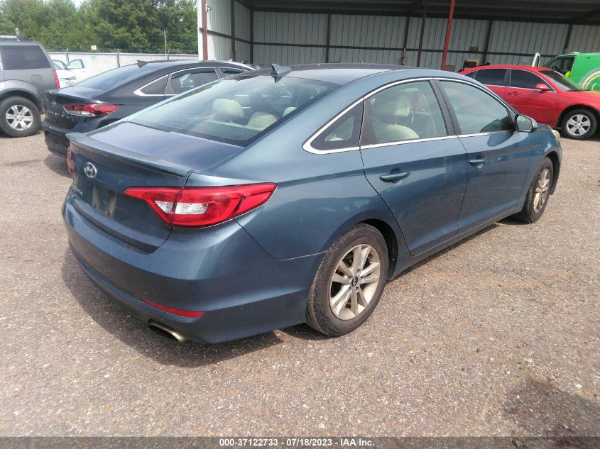 2015 HYUNDAI SONATA 2.4L SE - 5NPE24AFXFH072751