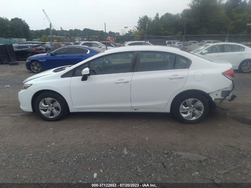2013 HONDA CIVIC SDN LX - 19XFB2F54DE277590