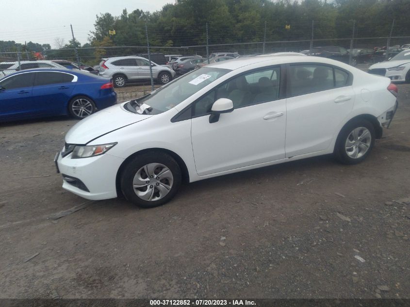 2013 HONDA CIVIC SDN LX - 19XFB2F54DE277590