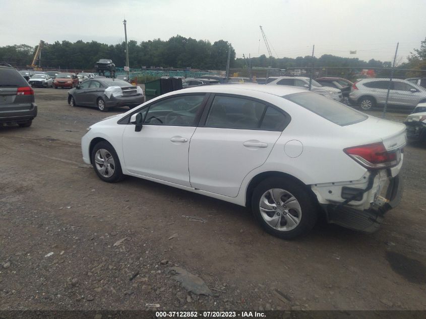 2013 HONDA CIVIC SDN LX - 19XFB2F54DE277590