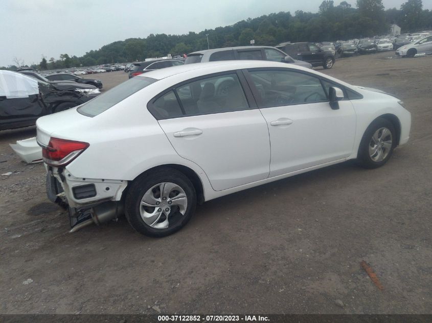 2013 HONDA CIVIC SDN LX - 19XFB2F54DE277590