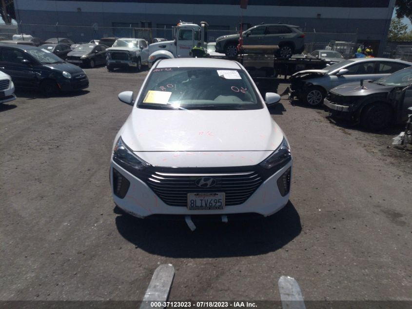 2019 HYUNDAI IONIQ HYBRID SEL - KMHC75LC3KU139526