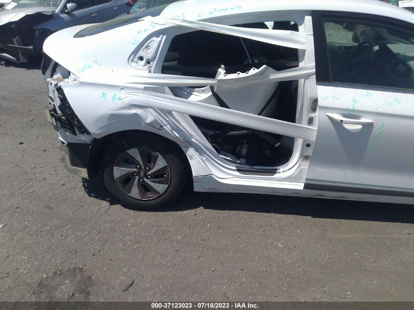 2019 HYUNDAI IONIQ HYBRID SEL - KMHC75LC3KU139526