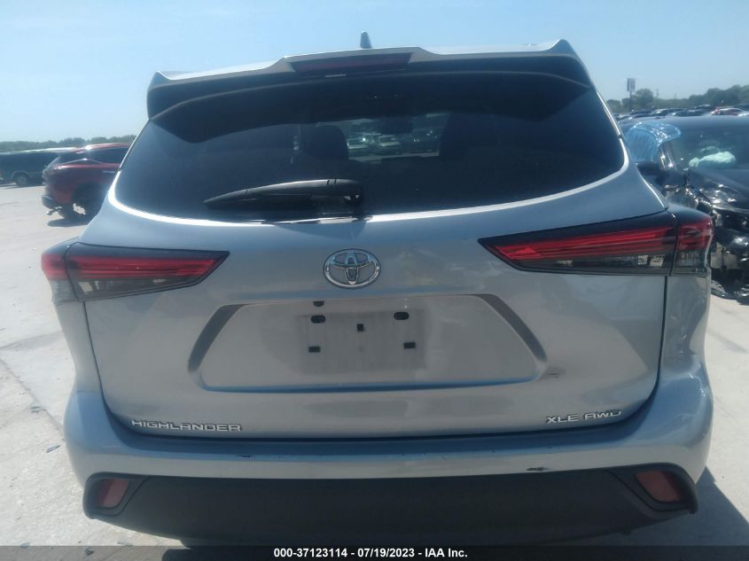 2021 TOYOTA HIGHLANDER XLE - 5TDGZRBH7MS117900