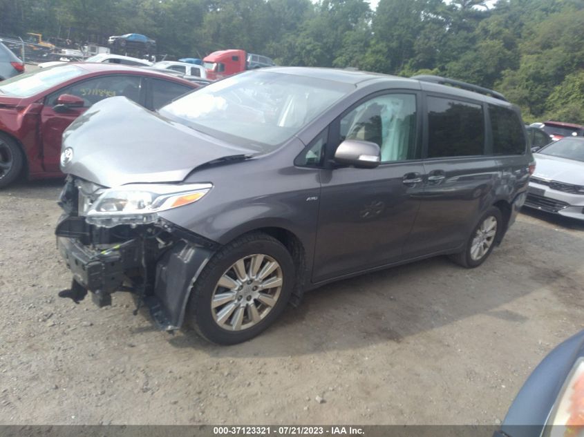 2017 TOYOTA SIENNA XLE - 5TDDZ3DC0HS153242
