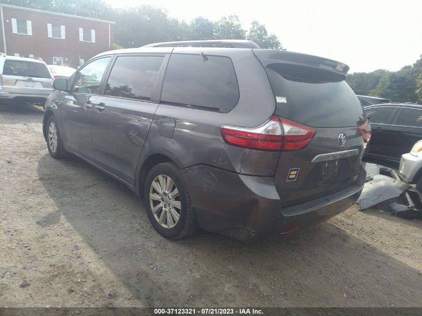 2017 TOYOTA SIENNA XLE - 5TDDZ3DC0HS153242