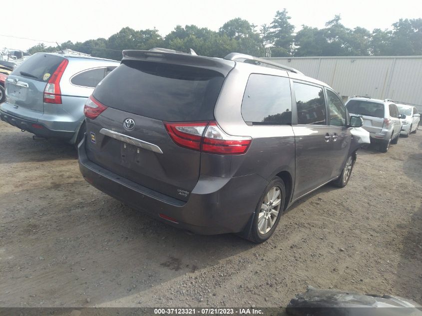2017 TOYOTA SIENNA XLE - 5TDDZ3DC0HS153242