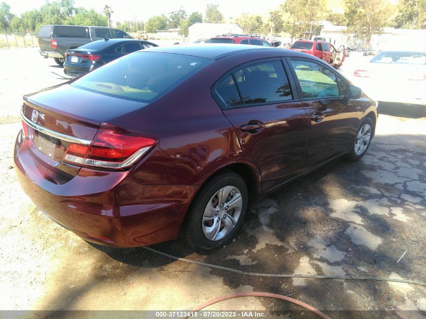 2014 HONDA CIVIC SEDAN LX - 19XFB2F54EE212420