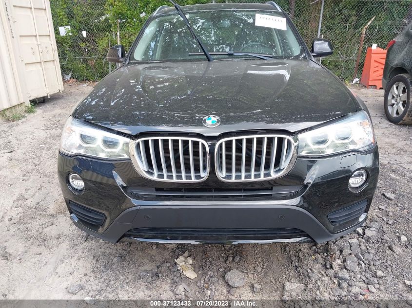 2016 BMW X3 XDRIVE28I - 5UXWX9C56G0D77476