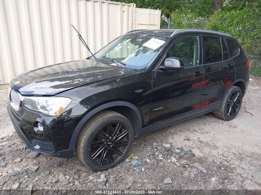 2016 BMW X3 XDRIVE28I - 5UXWX9C56G0D77476