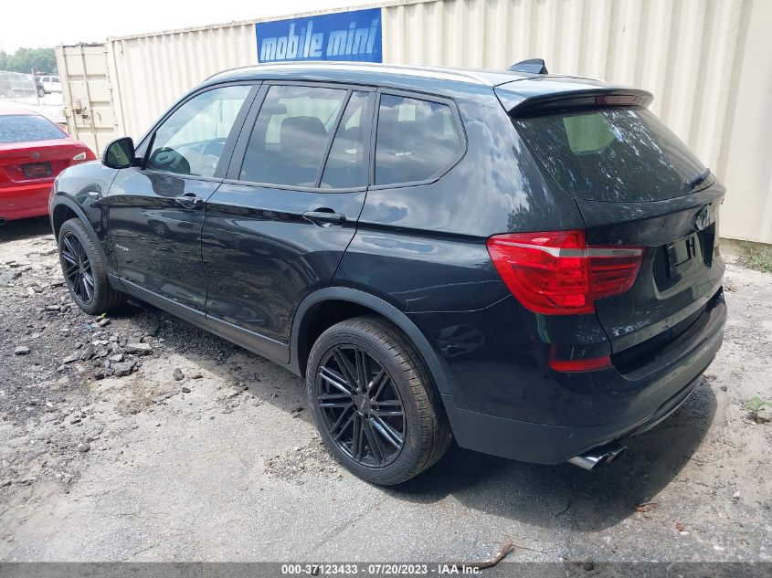 2016 BMW X3 XDRIVE28I - 5UXWX9C56G0D77476