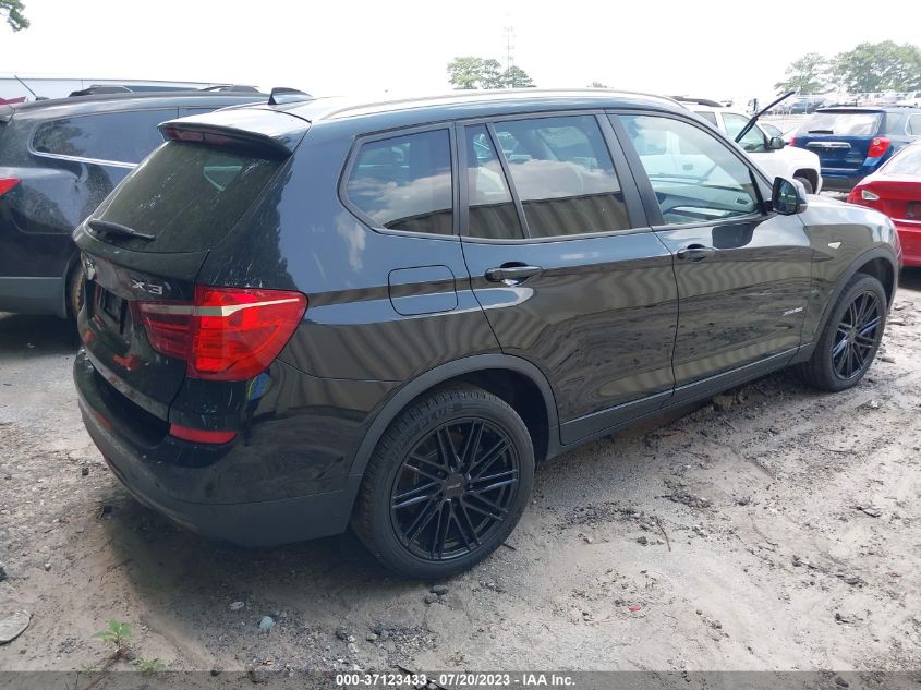 2016 BMW X3 XDRIVE28I - 5UXWX9C56G0D77476