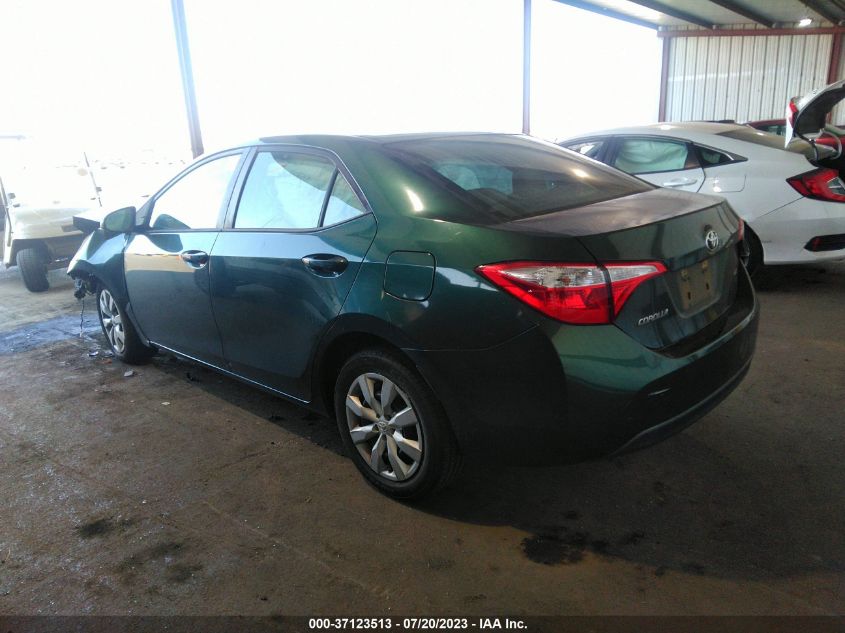2014 TOYOTA COROLLA L/LE/LE PLS/PRM/S/S PLS - 5YFBURHEXEP152351