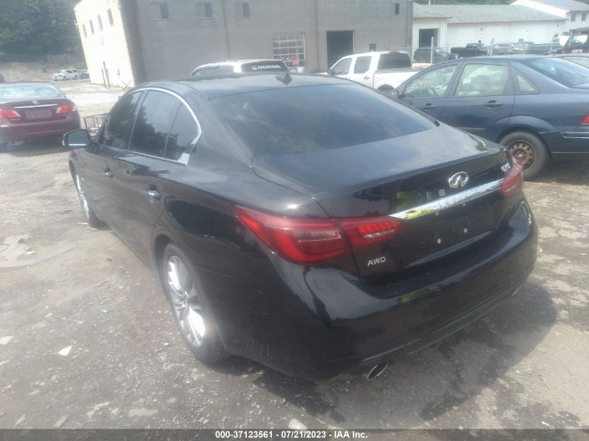 2018 INFINITI Q50 3.0T LUXE - JN1EV7AR9JM440647