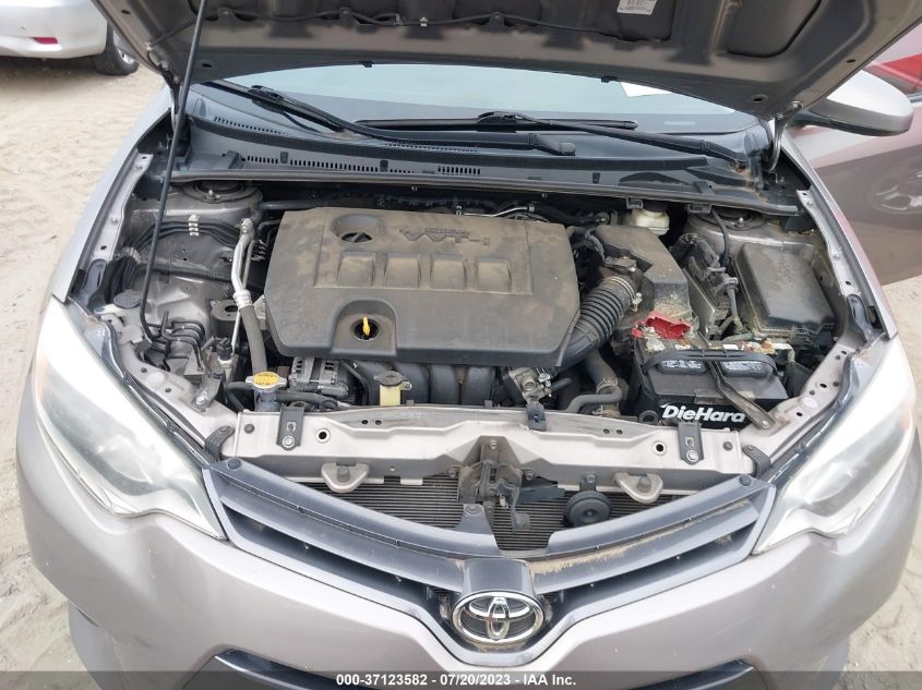 2015 TOYOTA COROLLA LE - 2T1BURHE7FC314034