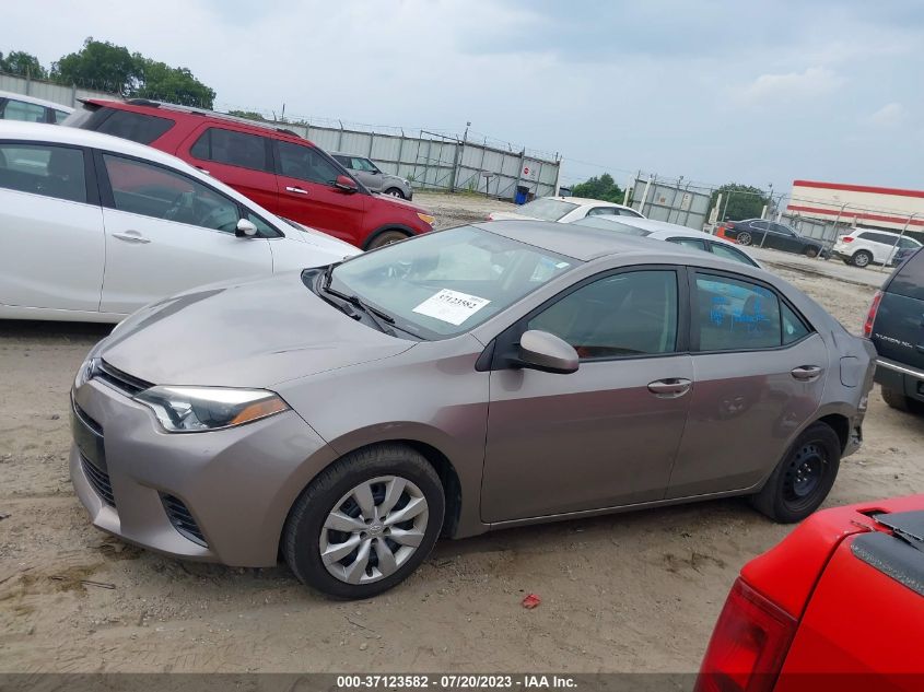 2015 TOYOTA COROLLA LE - 2T1BURHE7FC314034