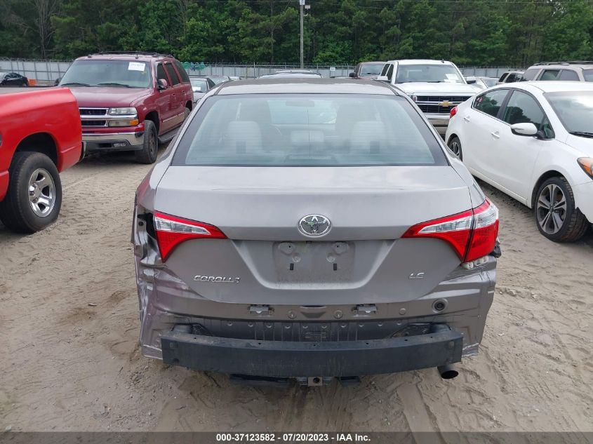 2015 TOYOTA COROLLA LE - 2T1BURHE7FC314034