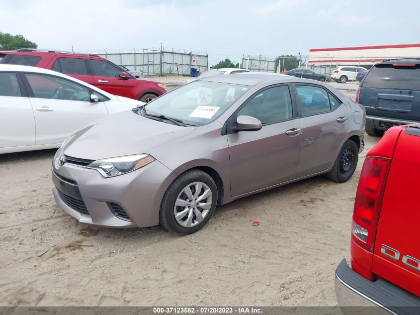 2015 TOYOTA COROLLA LE - 2T1BURHE7FC314034