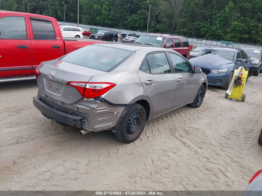 2015 TOYOTA COROLLA LE - 2T1BURHE7FC314034