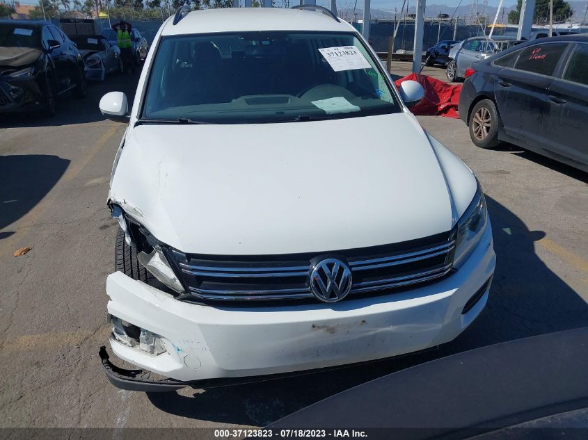 2016 VOLKSWAGEN TIGUAN S - WVGBV7AX8GW613629