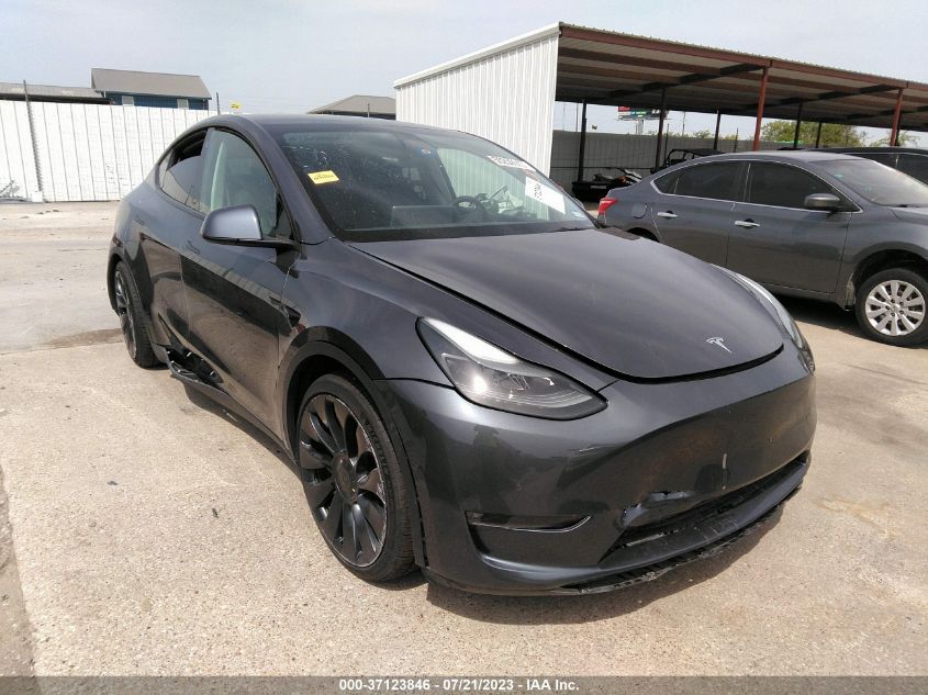 2022 TESLA MODEL Y PERFORMANCE - 7SAYGDEF9NF544690