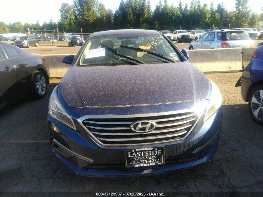 2015 HYUNDAI SONATA 2.4L SE - 5NPE24AF9FH206147