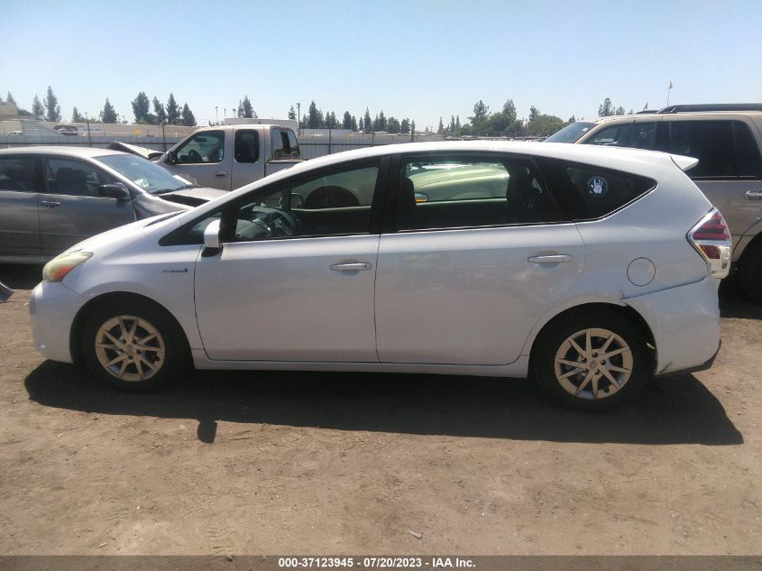 2015 TOYOTA PRIUS V TWO/FIVE/THREE/FOUR - JTDZN3EUXFJ026744