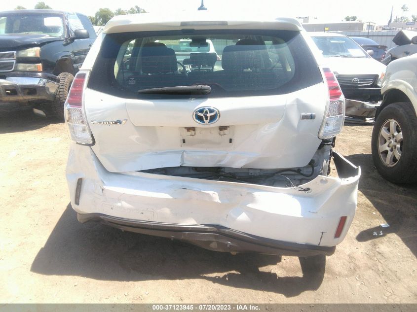 2015 TOYOTA PRIUS V TWO/FIVE/THREE/FOUR - JTDZN3EUXFJ026744