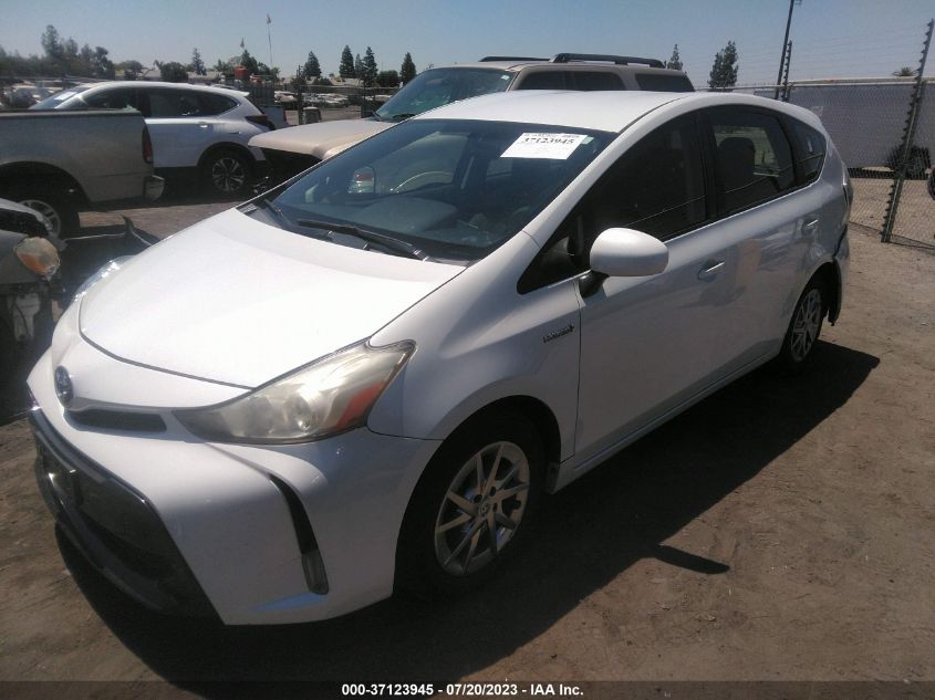 2015 TOYOTA PRIUS V TWO/FIVE/THREE/FOUR - JTDZN3EUXFJ026744
